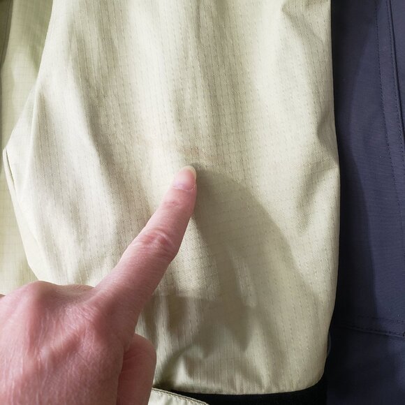 Precision Mountainwear Ski Jacket Coat Womens size XL Greenish & Black Hooded - Picture 8 of 14